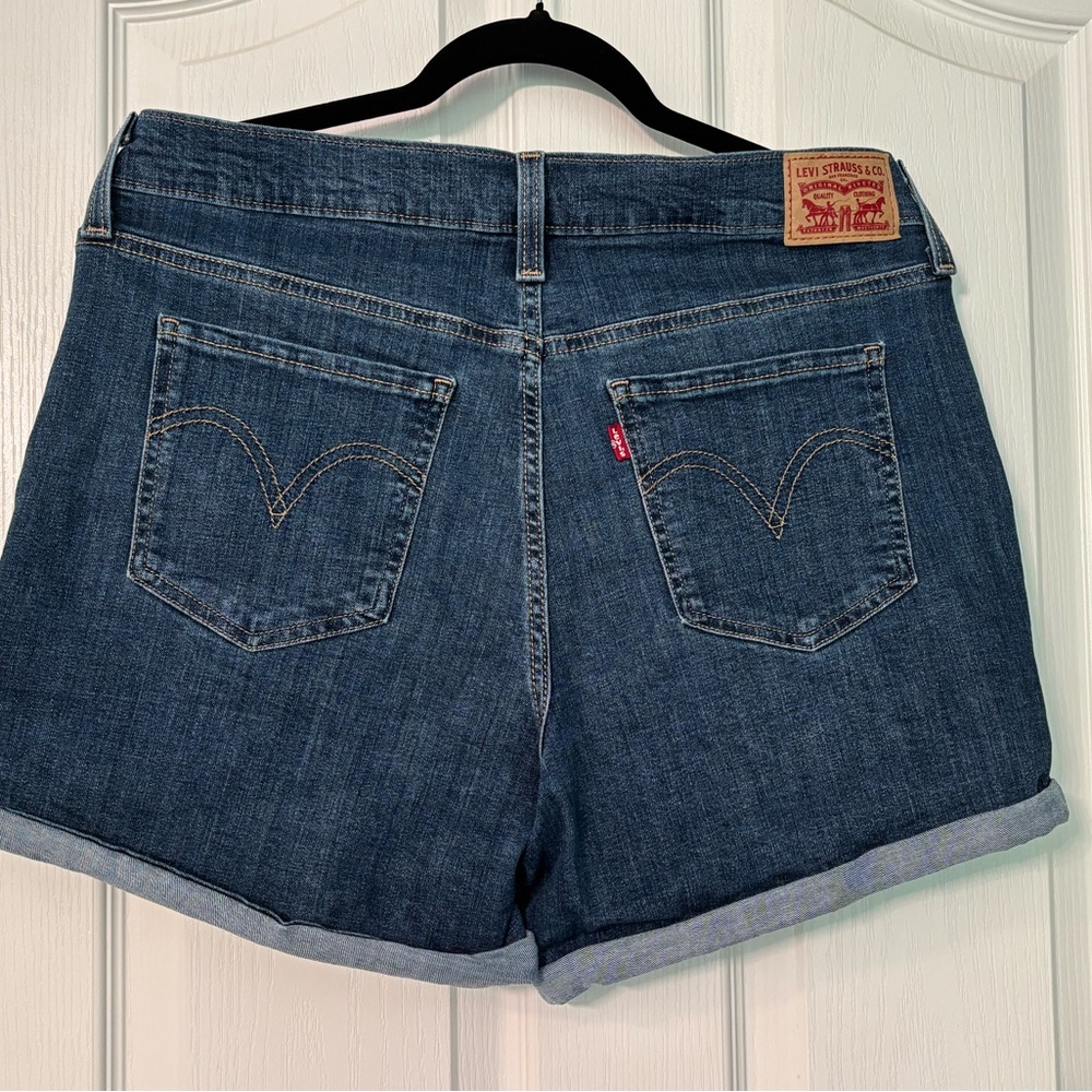 Levi's Blue Jean Shorts Classic Denim Style